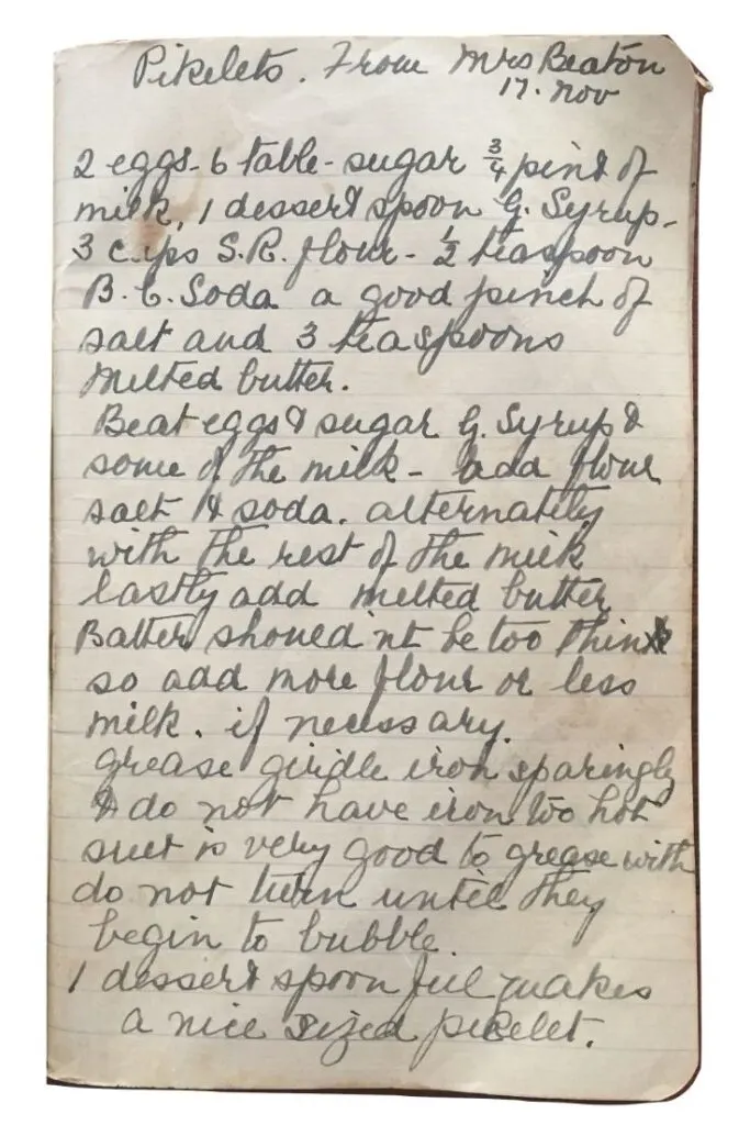 pikelets recipe