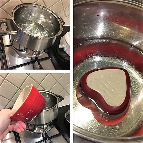 steaming a fruit cake