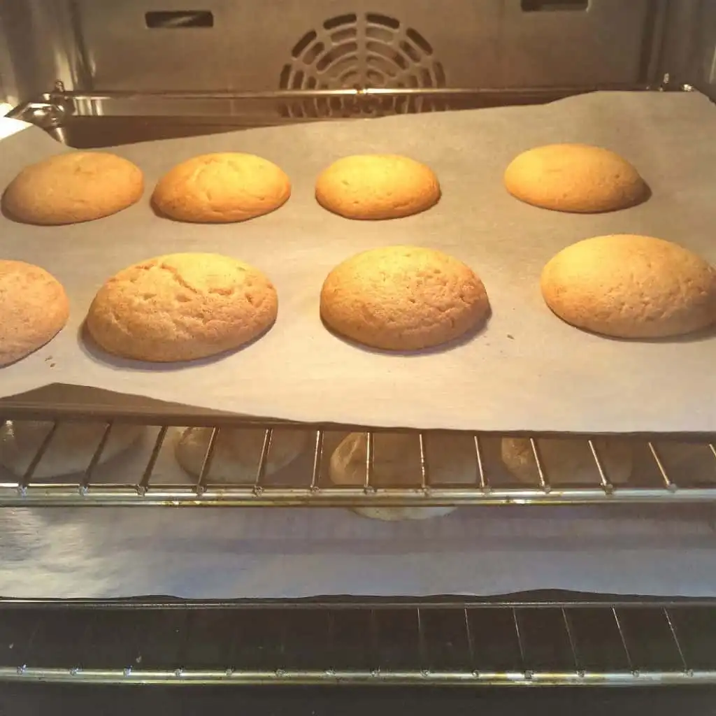 honey biscuits in oven