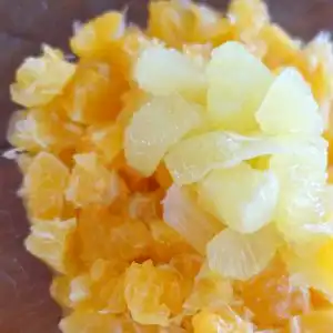 mandarin and lemon chopped 1