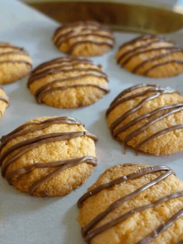 Choc Orange Jelly Crystal Cookies