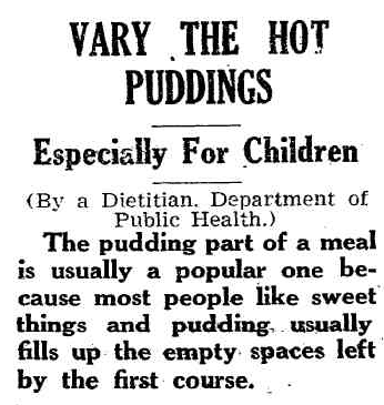 pudding history