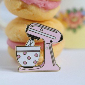 enamel pin stand mixer