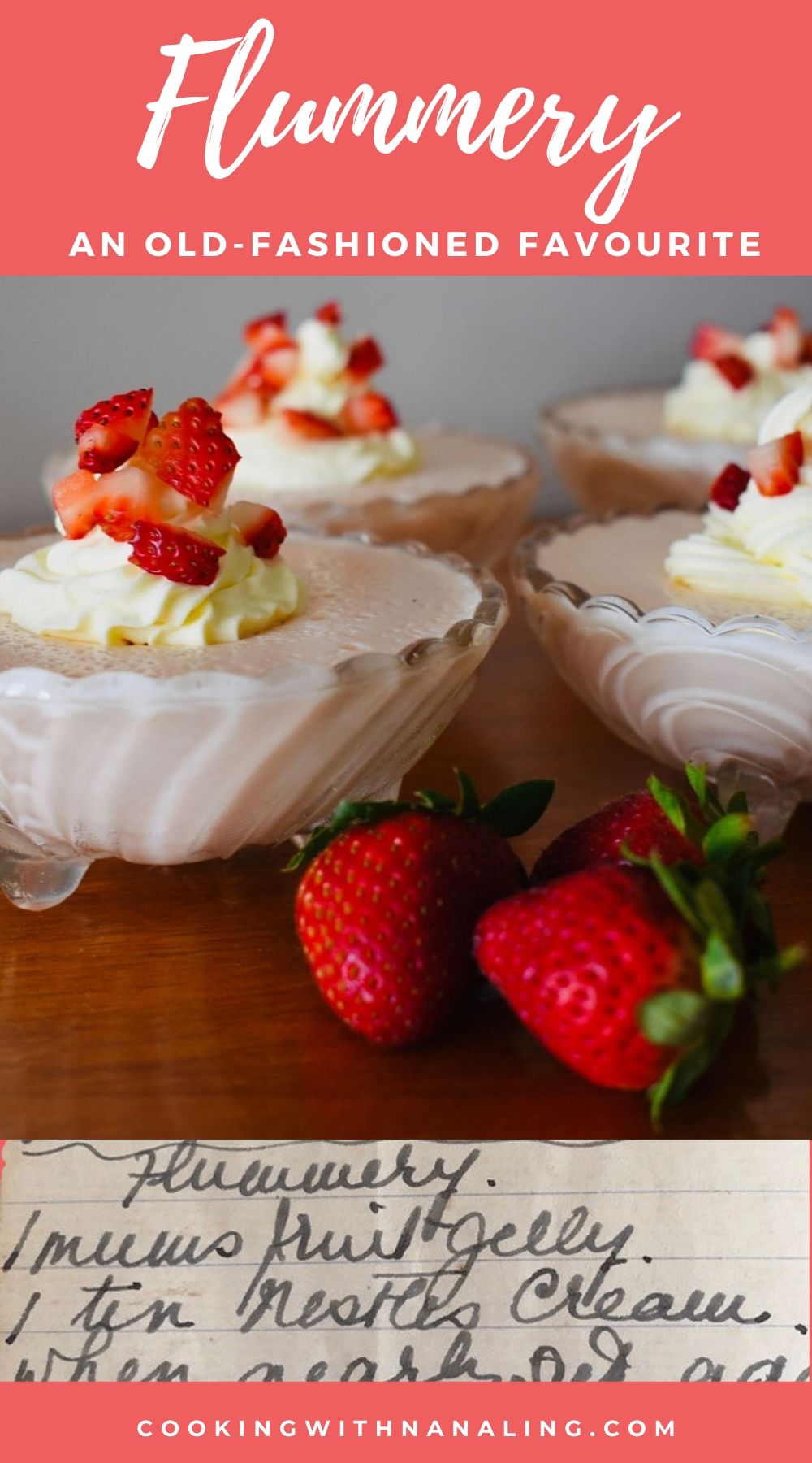Flummery Recipe A Jelly + Cream Dessert Cooking with Nana Ling