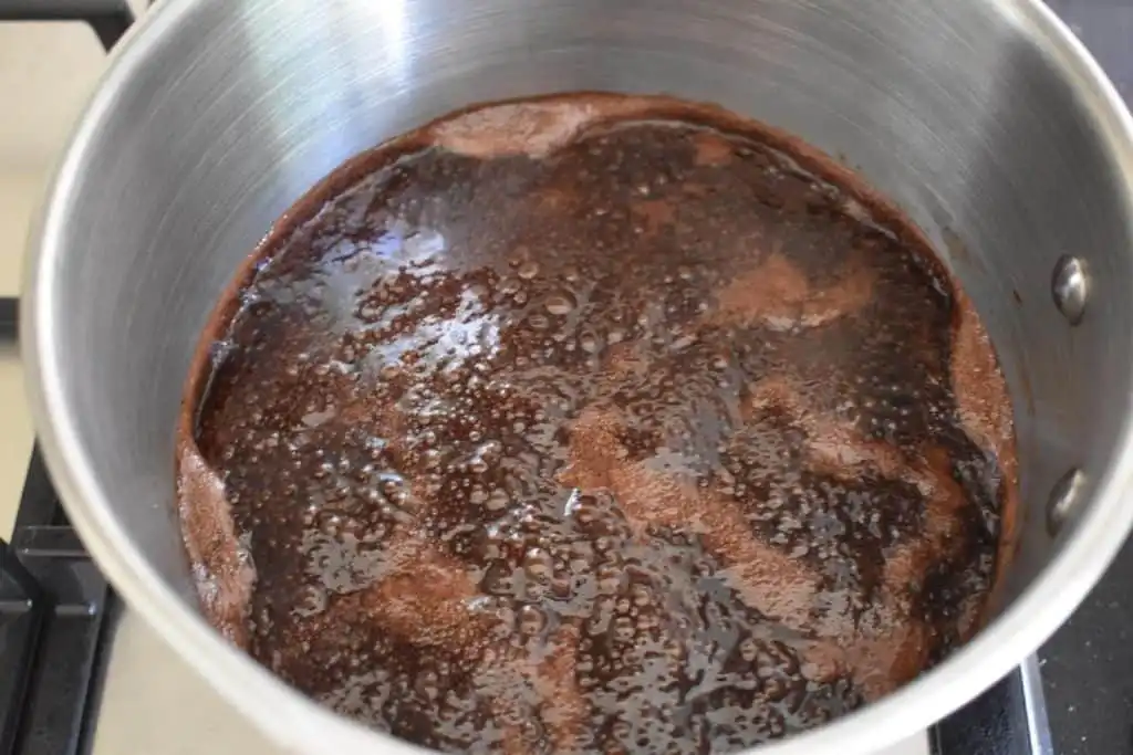 Cooking fudge