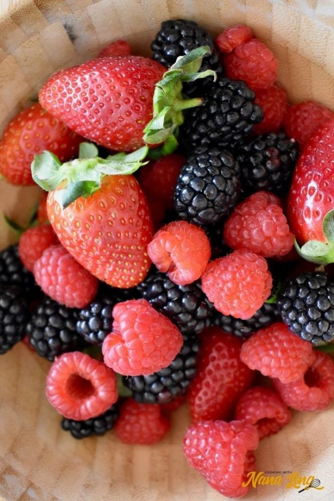 fresh berries for trifle