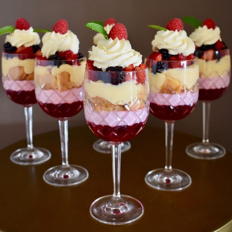 Mini Trifles Christmas Recipe Cooking with Nana Ling