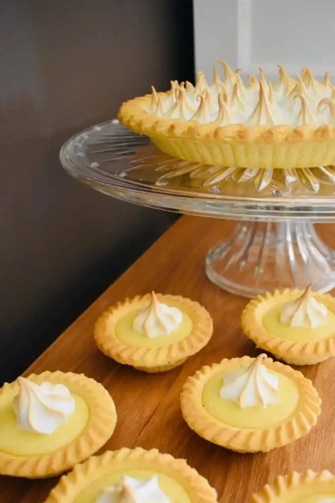 lemon meringue tart using condensed milk