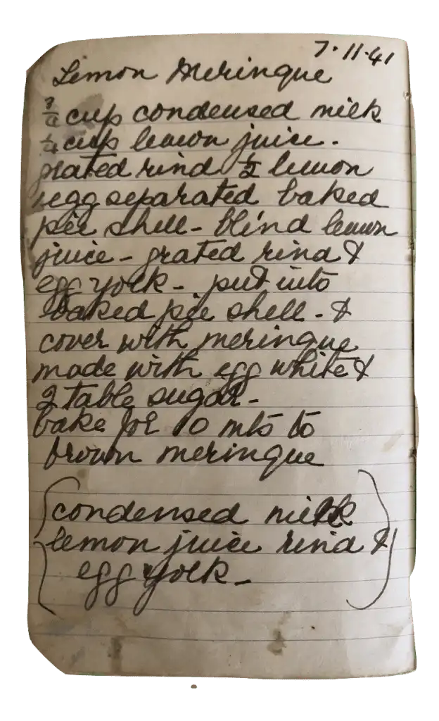 lemon meringue condensed milk recipe