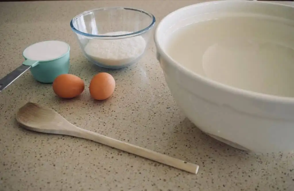 ingredients for coconut biscuits