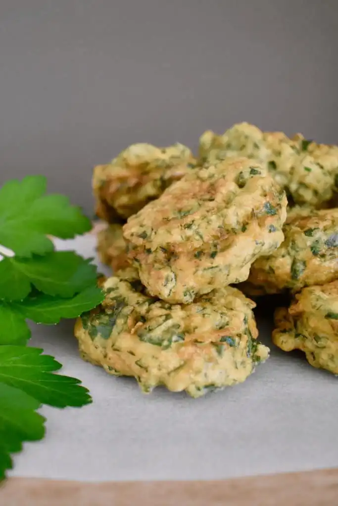 parsley fritters