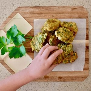 parsley fritters