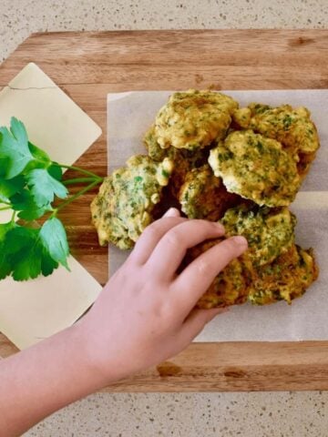 parsley fritters