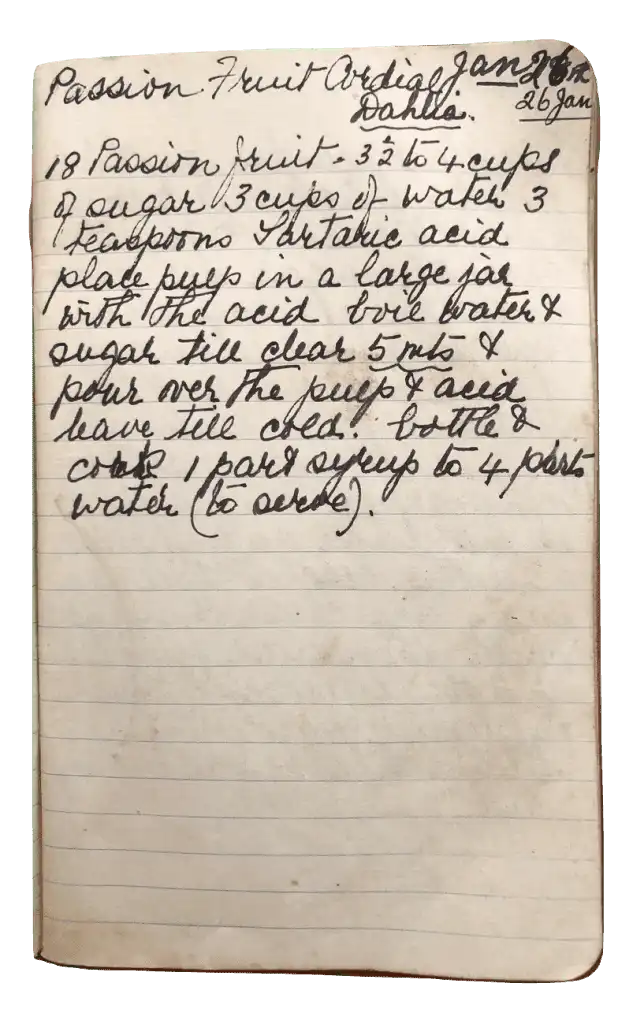 passionfruit cordial recipe