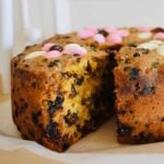 floral fruit cake