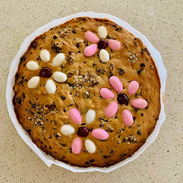floral fruit cake 3