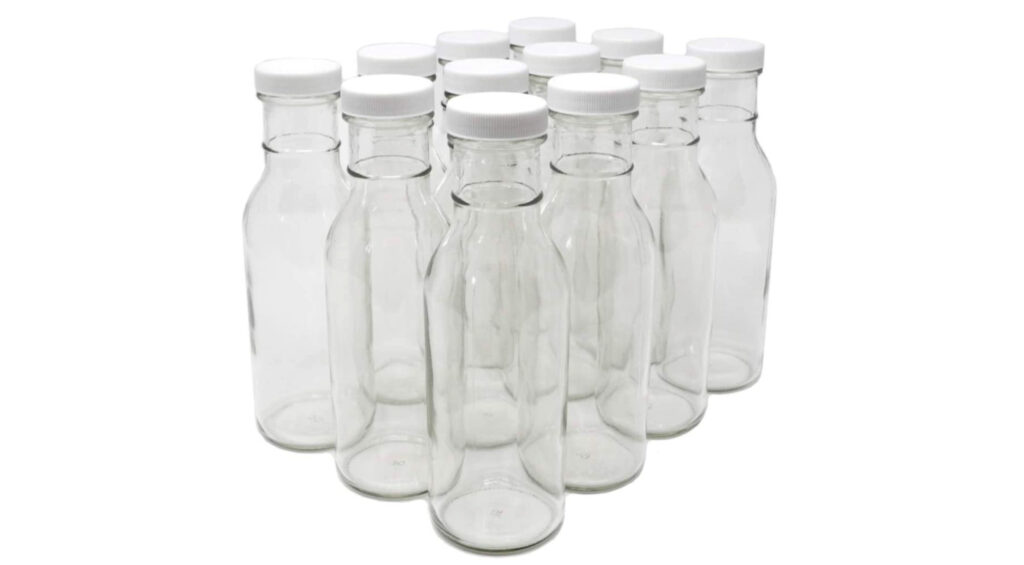 glass sauce bottles