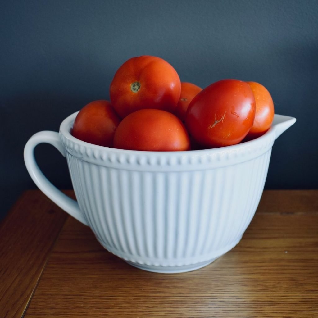 tomatoes to peel