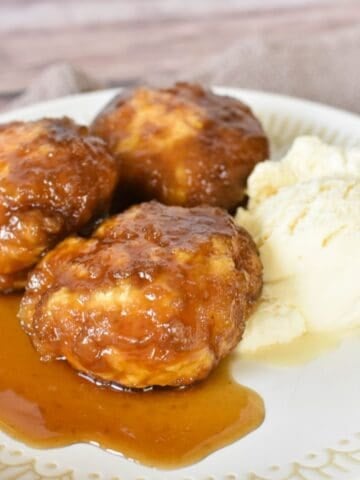 Golden Syrup Dumplings.