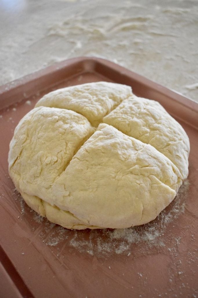 cross in irish soda bread