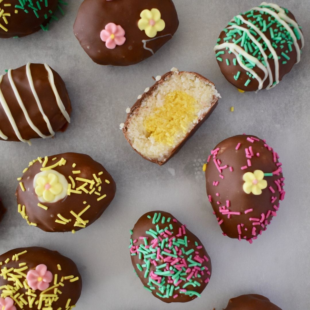 Homemade Bounty Easter Eggs Cooking with Nana Ling