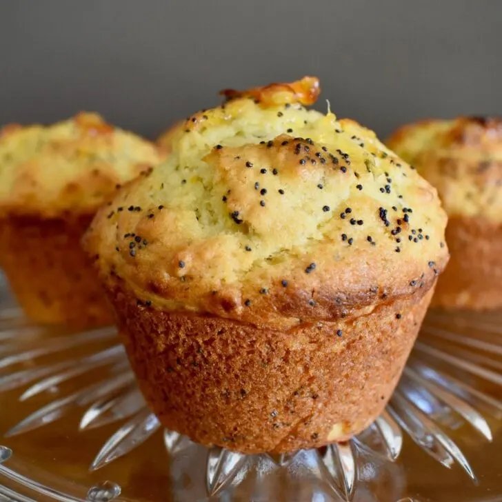 orange and poppy seed muffin