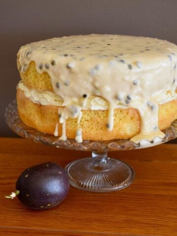 passionfruit sponge cake