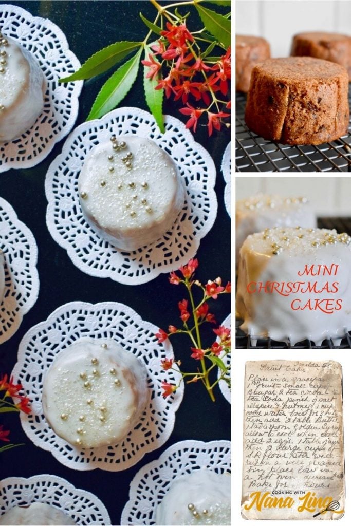 mini christmas cakes