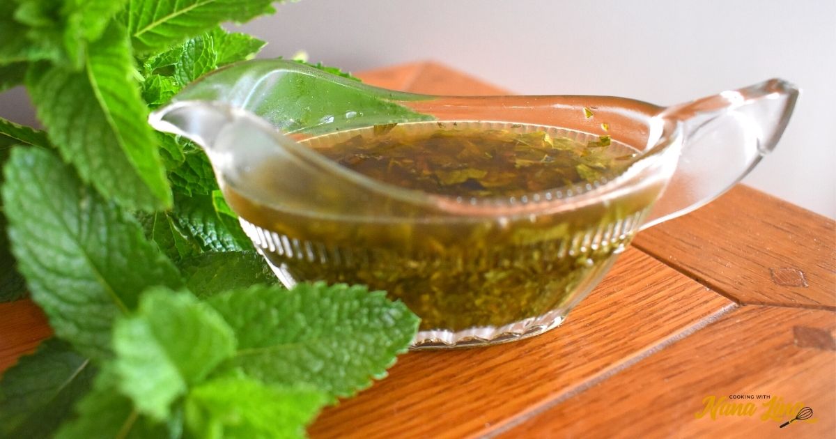 Mint Sauce Recipe Classic Recipe Cooking with Nana Ling