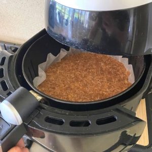 air fryer method for weetbix slice