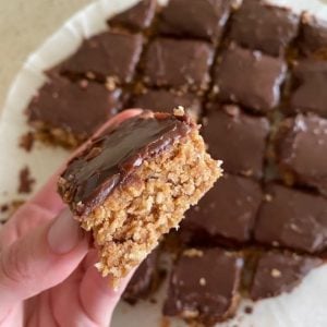 weetbix slice made in an air fryer