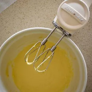 cheesecake batter in bowl