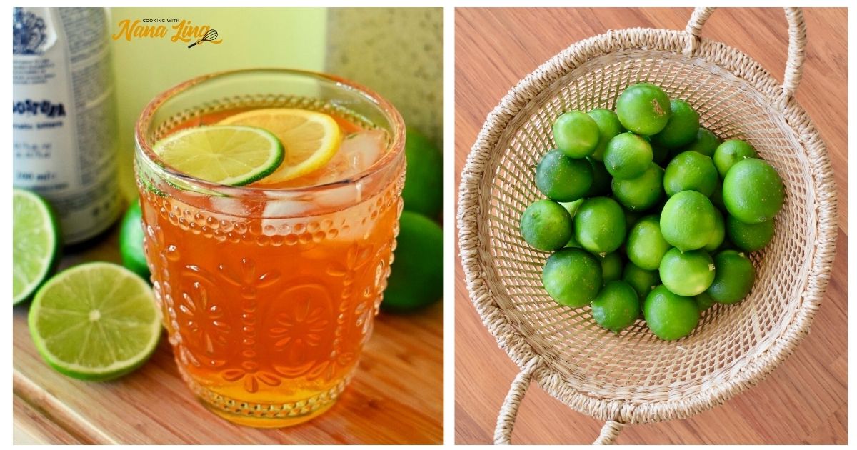 Lemon Lime and Bitters Drink Recipe Cooking with Nana Ling