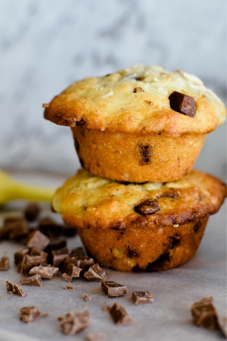 Banana Choc Chip Muffins Recipe Cooking with Nana Ling