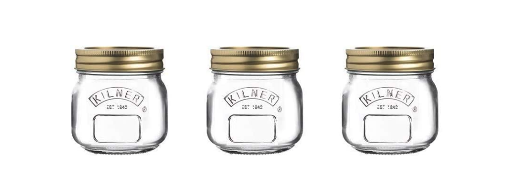 glass jars for preserving jam