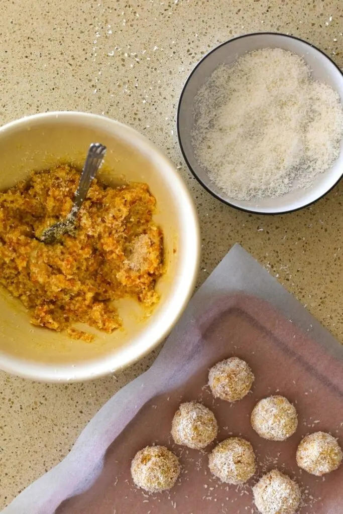 MAKING APRICOT BALLS