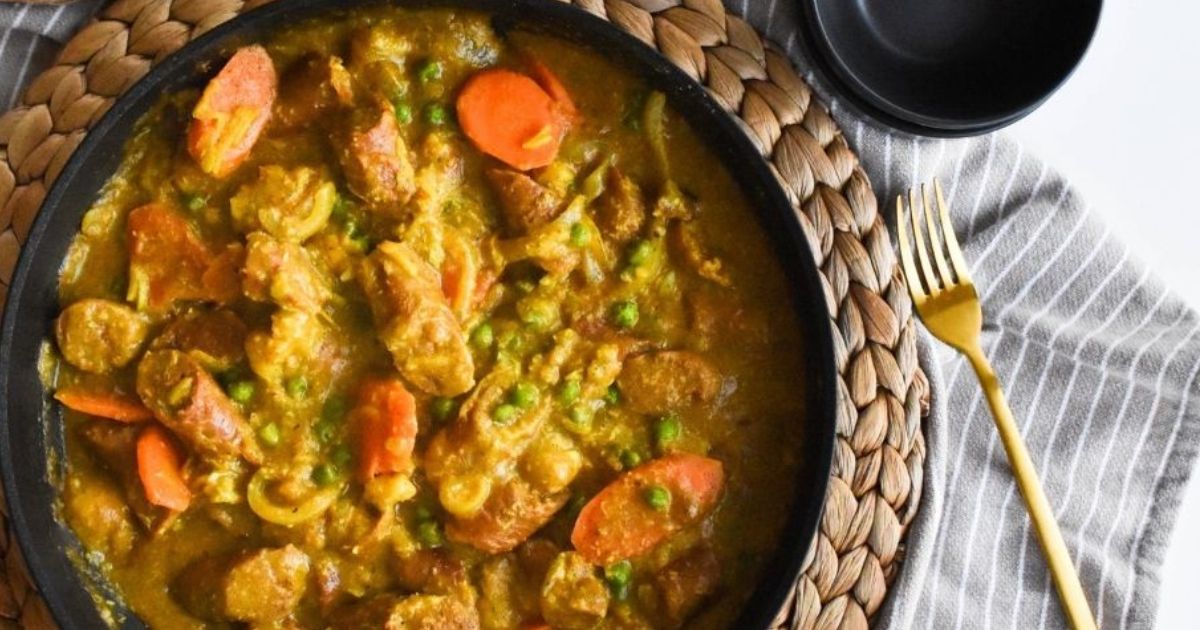 Curried Sausages Keens Curry Cooking with Nana Ling