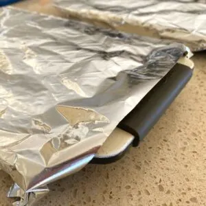cover puddings with foil