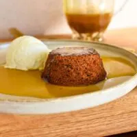 sticky date pudding with butterscotch sauce