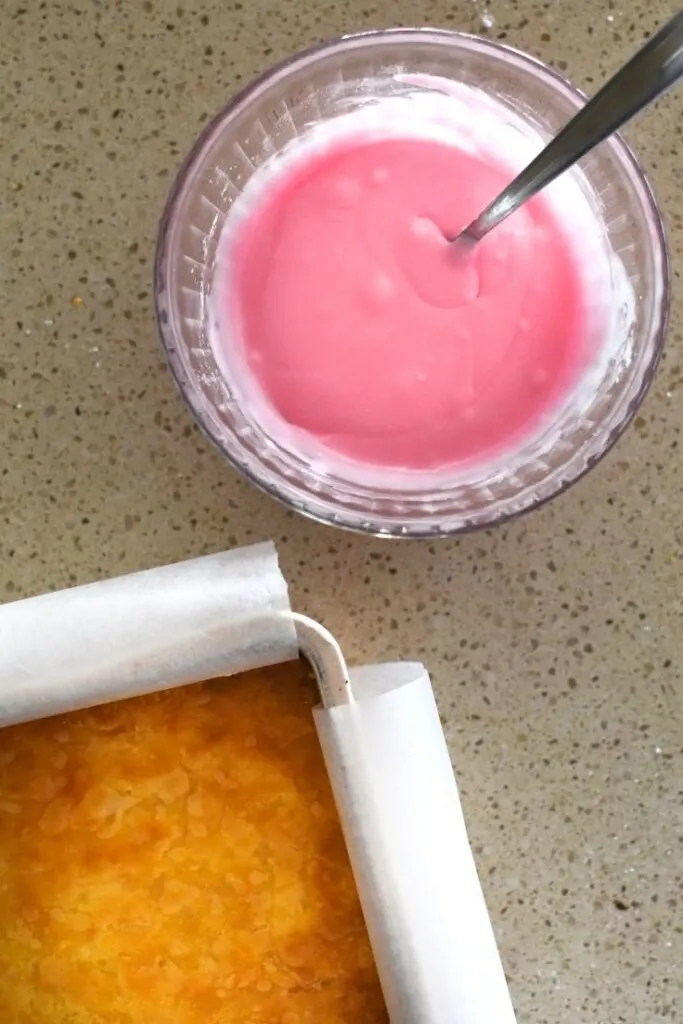 vanilla slice icing