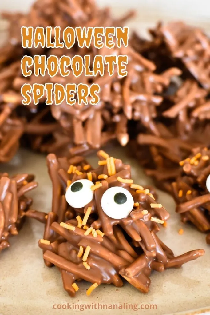 chocolate spiders halloween