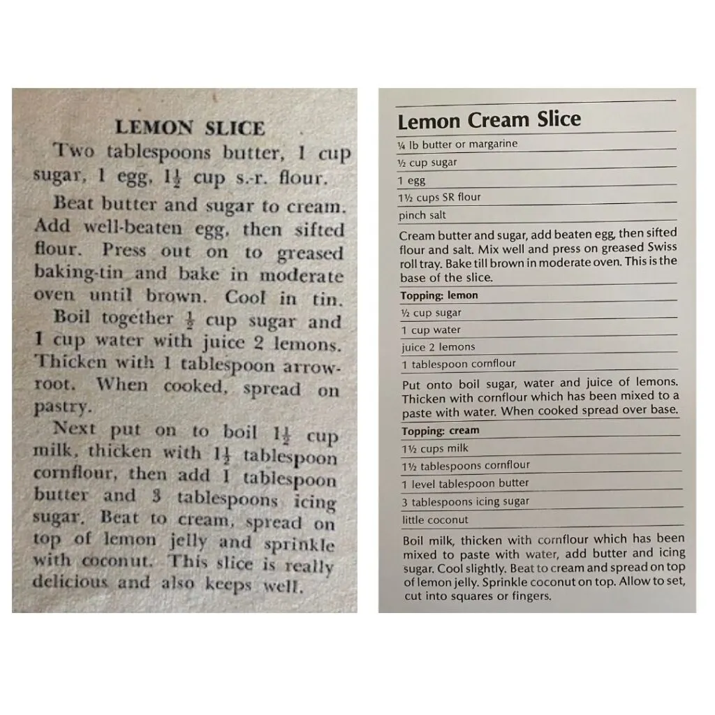 lemon slice recipe