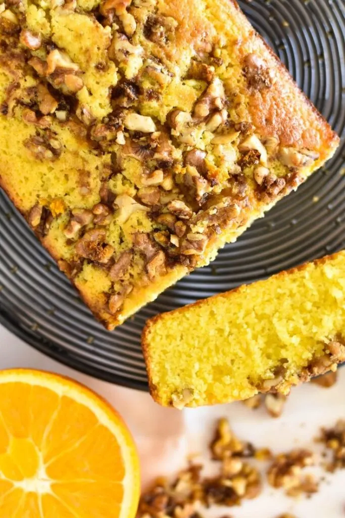 orange walnut cake