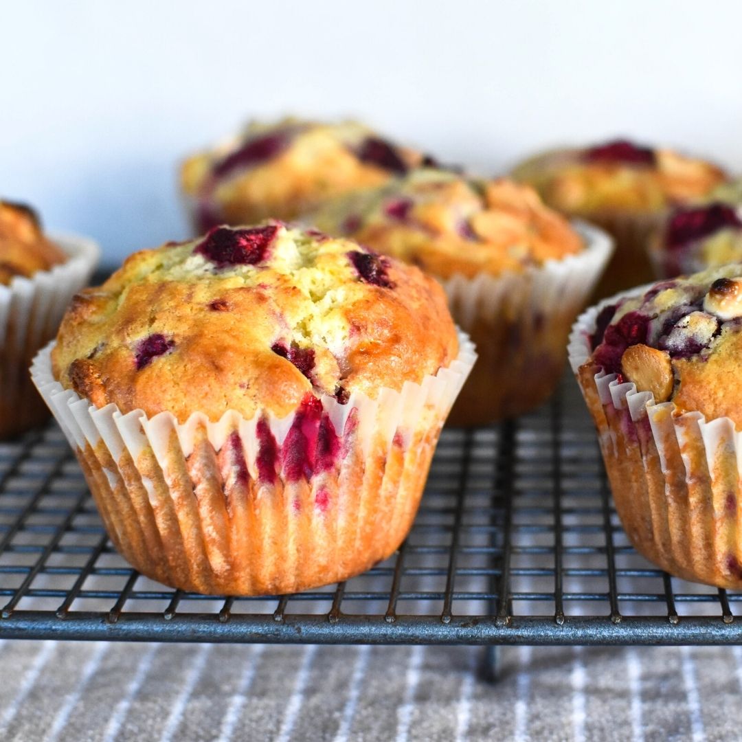 Raspberry and White Chocolate Muffins Recipe