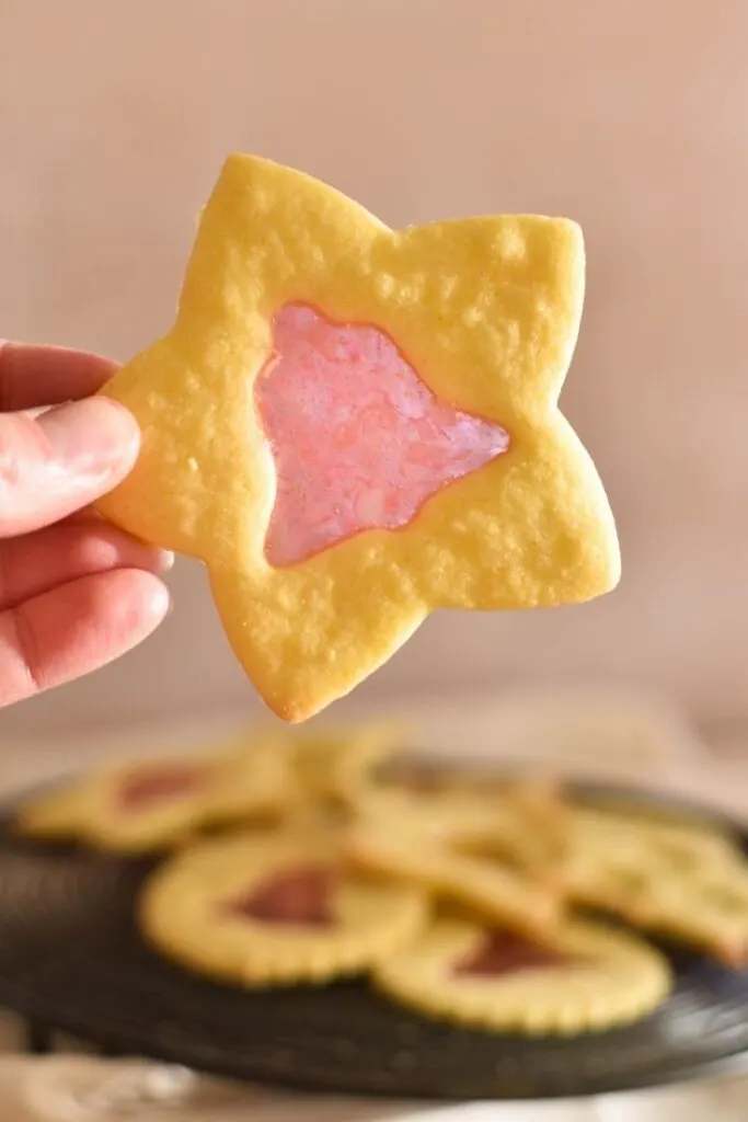 stained glass cookies