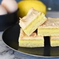 lemon meringue slice