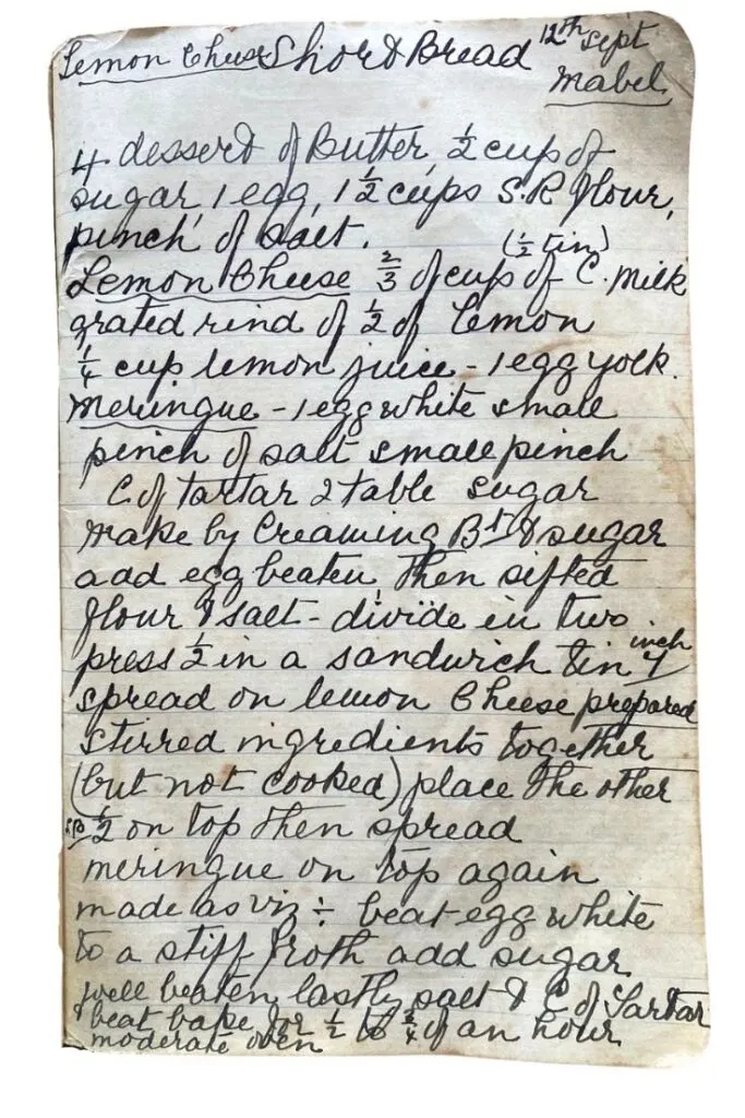 lemon meringue slice recipe