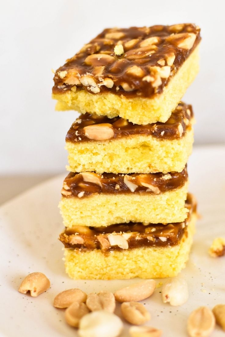 Peanut Caramel Slice Recipe by Cooking with Nana Ling