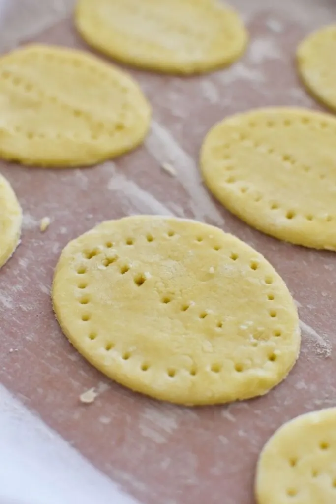 arrowroot biscuits on tray