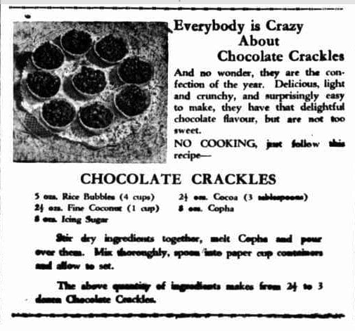 chocolate crackles recipe